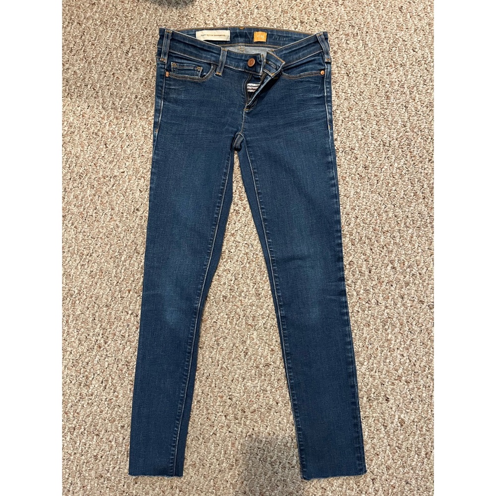 Anthropologie Pilcro Skinny Jeans with raw hem